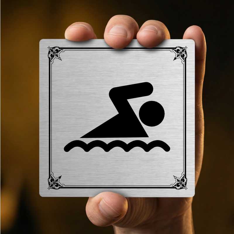 Bazén, 80x80mm, bílá, Nebraska